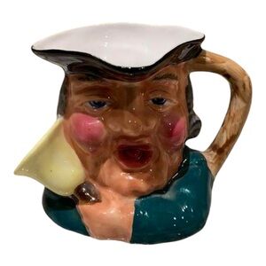 Vintage Thorley town Grier Toby mug jug bone china handmade England 2.5”